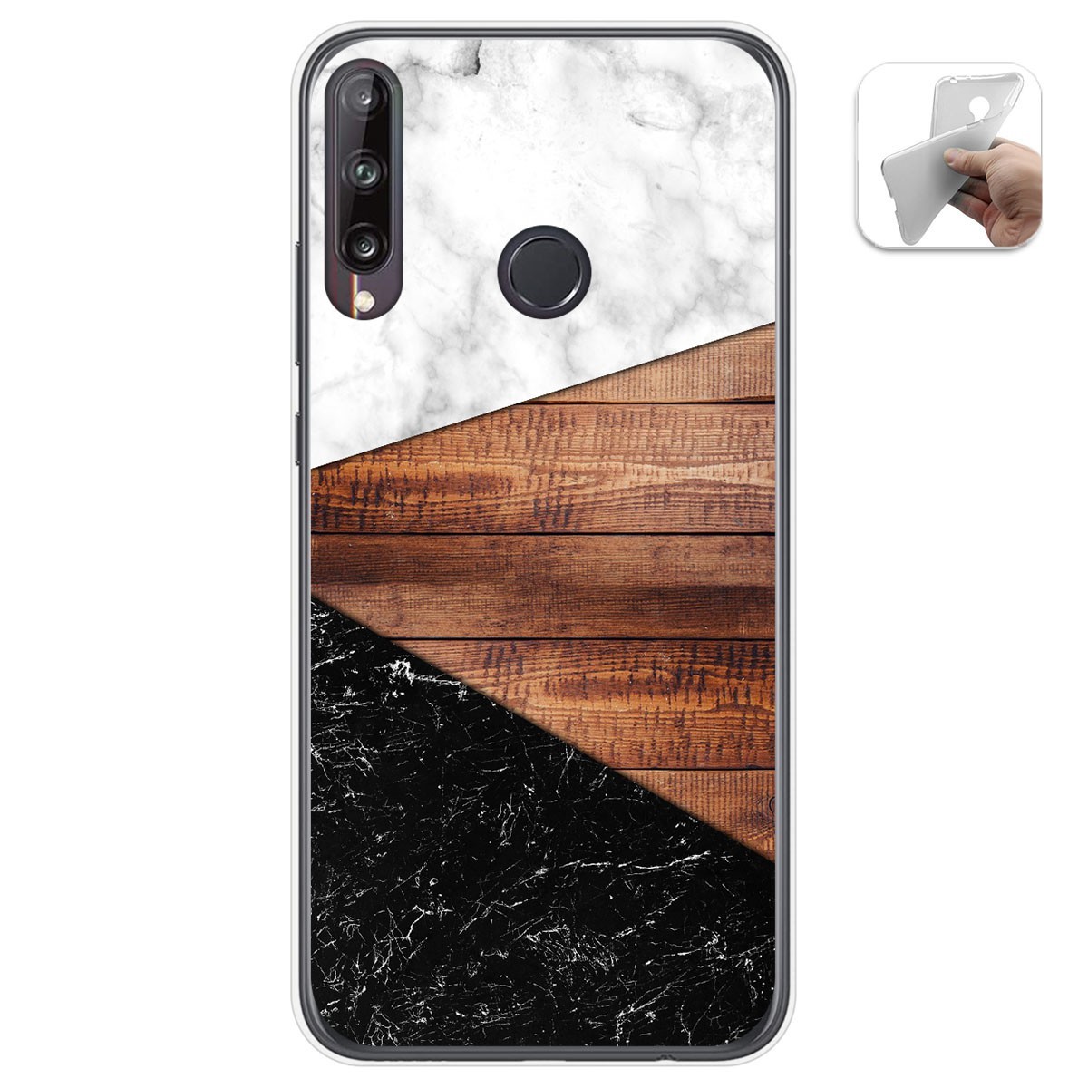 Funda Gel Tpu para Huawei P40 Lite E diseño Mármol 11 Dibujos