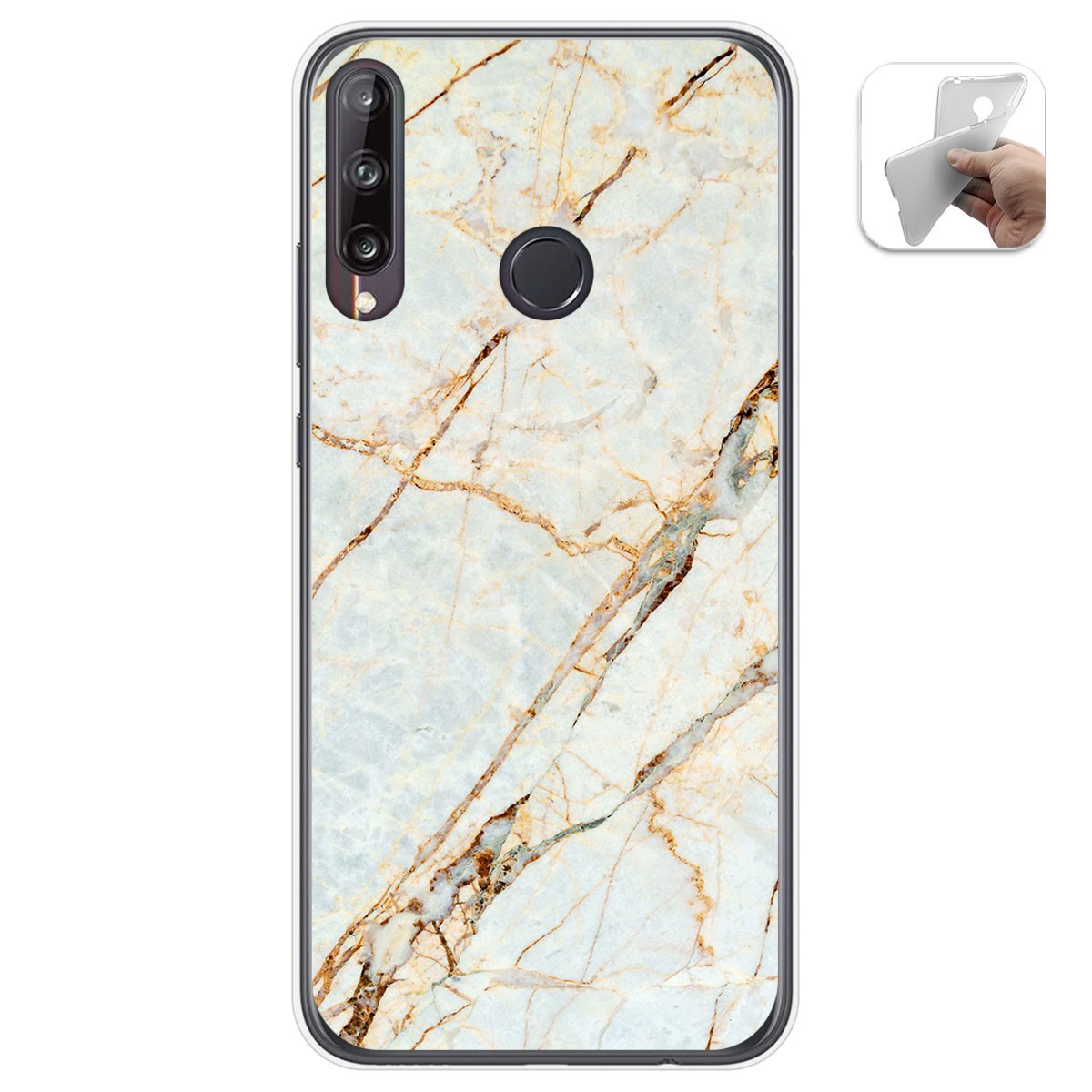 Funda Gel Tpu para Huawei P40 Lite E diseño Mármol 13 Dibujos