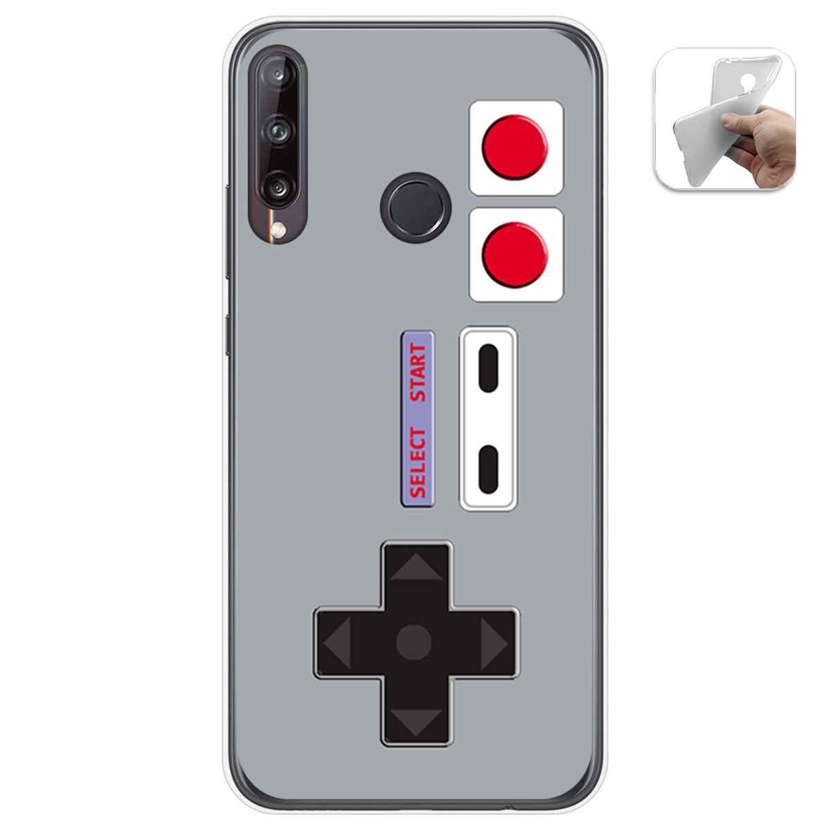 Funda Gel Tpu para Huawei P40 Lite E diseño Consola Dibujos