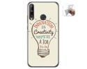 Funda Gel Tpu para Huawei P40 Lite E diseño Creativity Dibujos
