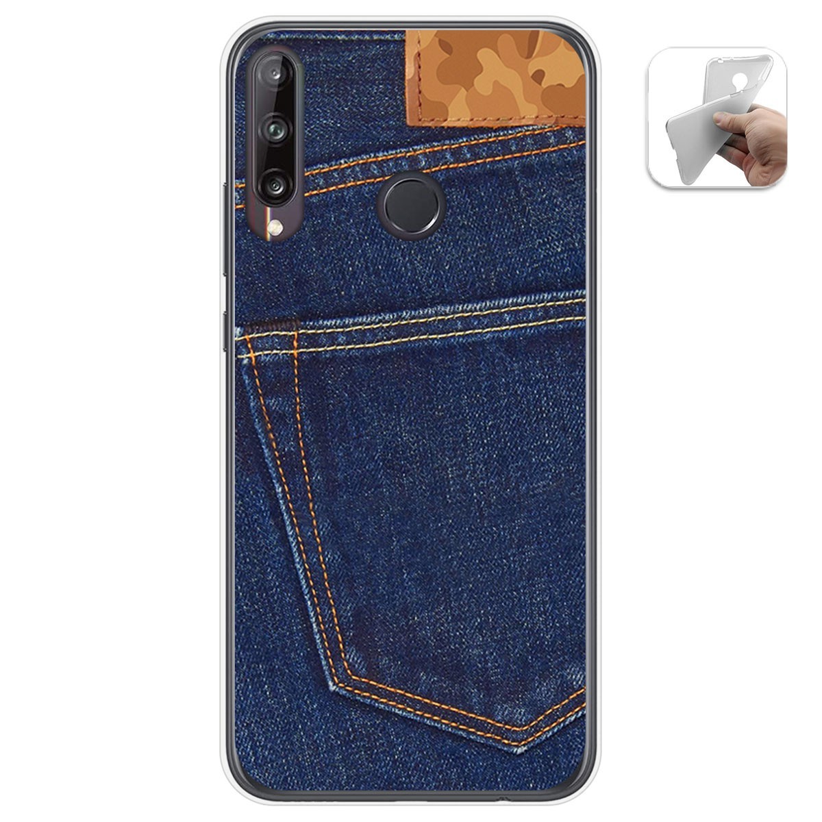 Funda Gel Tpu para Huawei P40 Lite E diseño Vaquero Dibujos