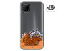 Funda Gel Transparente para Huawei P40 Lite diseño Bufalo Dibujos