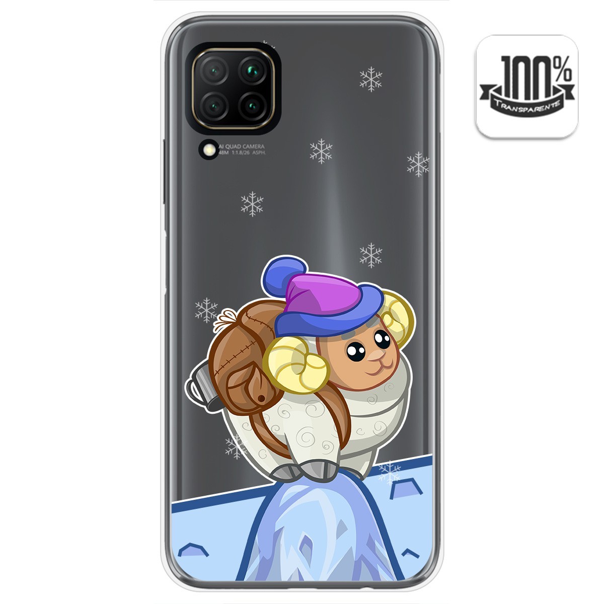 Funda Gel Transparente para Huawei P40 Lite diseño Cabra Dibujos