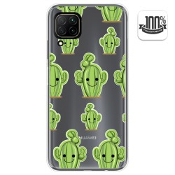 Funda Gel Transparente para Huawei P40 Lite diseño Cactus Dibujos