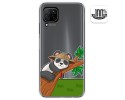 Funda Gel Transparente para Huawei P40 Lite diseño Panda Dibujos