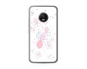 Funda Gel Tpu para Lenovo Moto G5 Plus Diseño Flores Minimal Dibujos