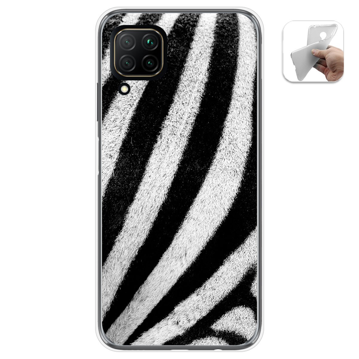 Funda Gel Tpu para Huawei P40 Lite diseño Animal 02 Dibujos