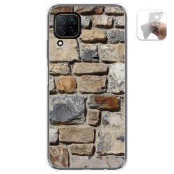 Funda Gel Tpu para Huawei P40 Lite diseño Ladrillo 03 Dibujos