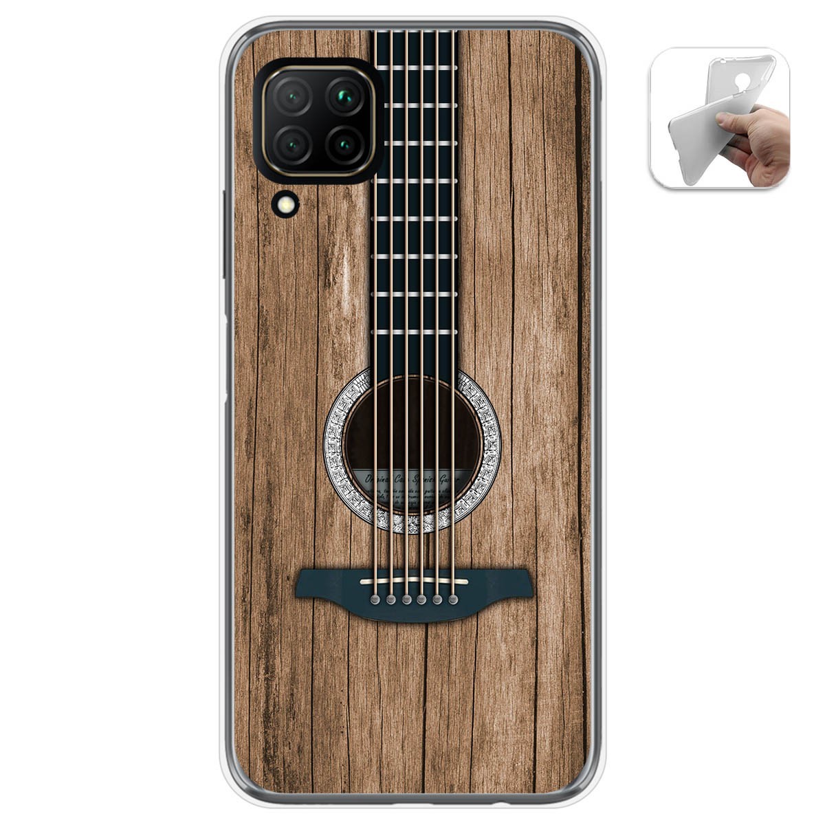 Funda Gel Tpu para Huawei P40 Lite diseño Madera 11 Dibujos