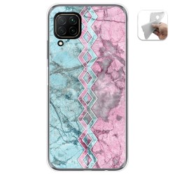 Funda Gel Tpu para Huawei P40 Lite diseño Mármol 08 Dibujos
