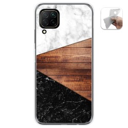Funda Gel Tpu para Huawei P40 Lite diseño Mármol 11 Dibujos
