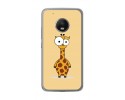 Funda Gel Tpu para Lenovo Moto G5 Plus Diseño Jirafa Dibujos