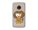 Funda Gel Tpu para Lenovo Moto G5 Plus Diseño Leon Dibujos