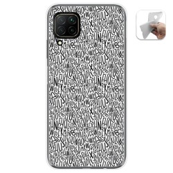 Funda Gel Tpu para Huawei P40 Lite diseño Letras Dibujos