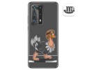 Funda Gel Transparente para Huawei P40 Pro diseño Avestruz Dibujos