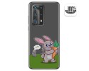 Funda Gel Transparente para Huawei P40 Pro diseño Conejo Dibujos