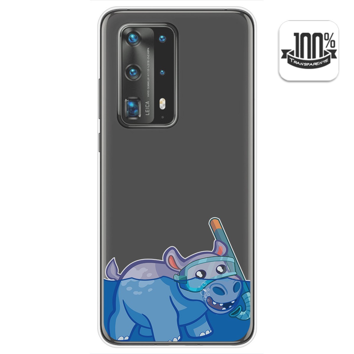 Funda Gel Transparente para Huawei P40 Pro diseño Hipo Dibujos