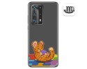 Funda Gel Transparente para Huawei P40 Pro diseño Leopardo Dibujos