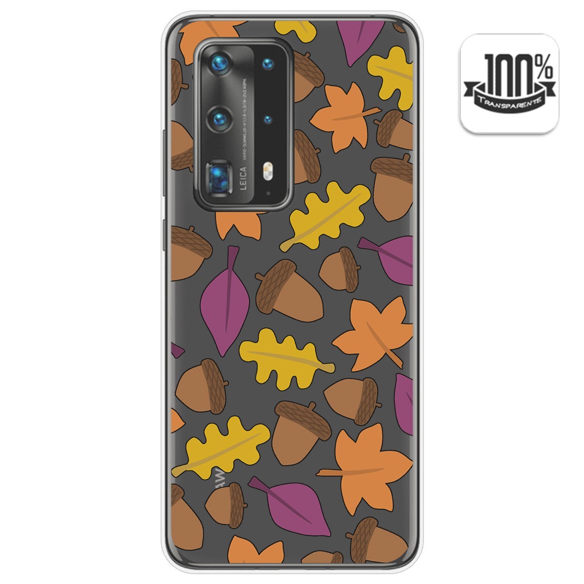 Funda Gel Transparente para Huawei P40 Pro diseño Otoño Dibujos