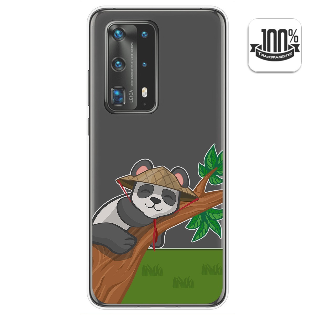 Funda Gel Transparente para Huawei P40 Pro diseño Panda Dibujos