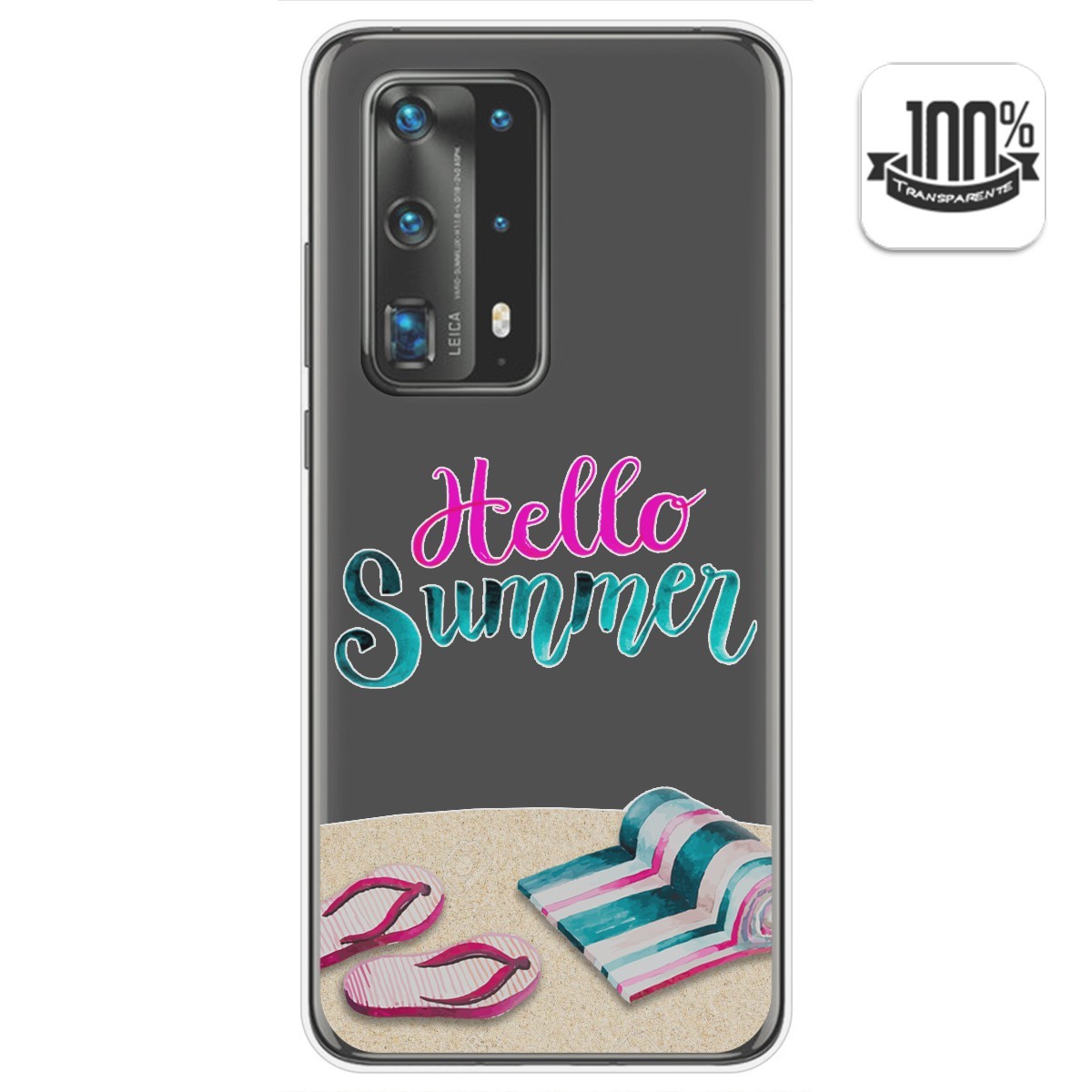 Funda Gel Transparente para Huawei P40 Pro diseño Summer Dibujos