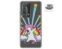 Funda Gel Transparente para Huawei P40 Pro diseño Unicornio Dibujos