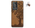 Funda Gel Tpu para Huawei P40 Pro diseño Cuero 03 Dibujos