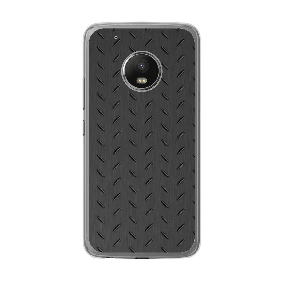 Funda Gel Tpu para Lenovo Moto G5 Plus Diseño Metal Dibujos
