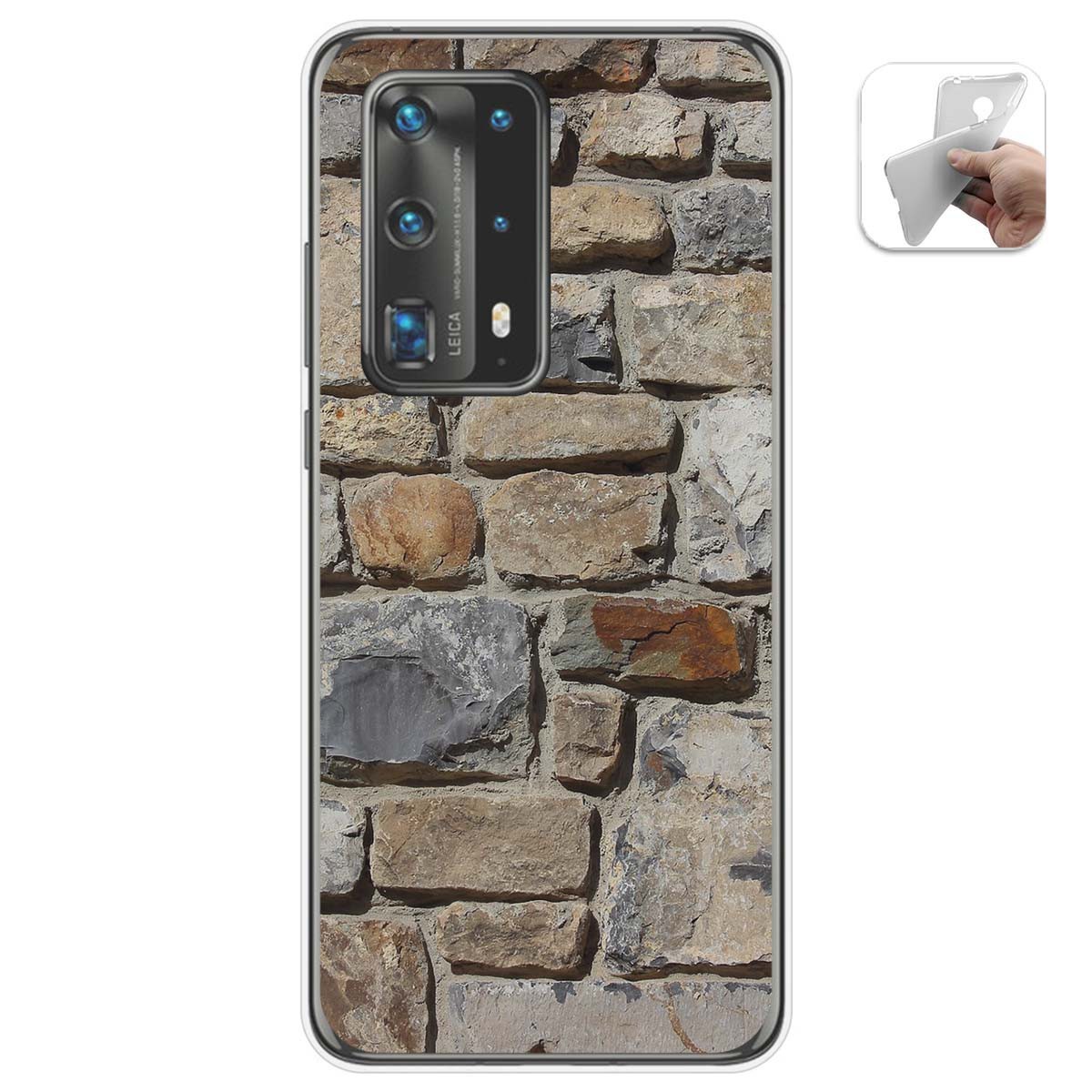Funda Gel Tpu para Huawei P40 Pro diseño Ladrillo 03 Dibujos