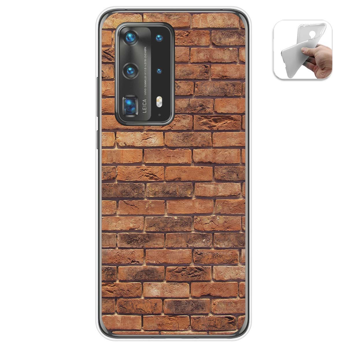 Funda Gel Tpu para Huawei P40 Pro diseño Ladrillo 04 Dibujos