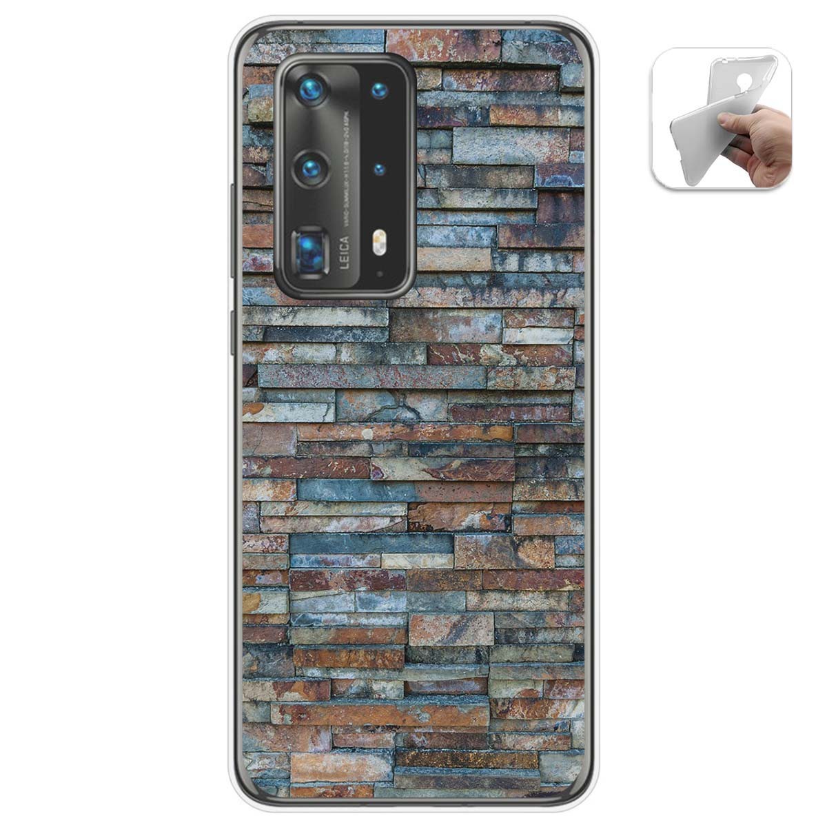 Funda Gel Tpu para Huawei P40 Pro diseño Ladrillo 05 Dibujos