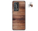 Funda Gel Tpu para Huawei P40 Pro diseño Madera 02 Dibujos