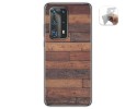 Funda Gel Tpu para Huawei P40 Pro diseño Madera 03 Dibujos