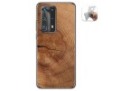 Funda Gel Tpu para Huawei P40 Pro diseño Madera 04 Dibujos