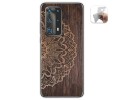 Funda Gel Tpu para Huawei P40 Pro diseño Madera 06 Dibujos