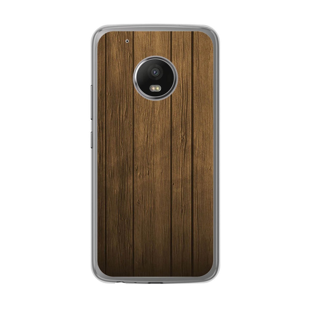 Funda Gel Tpu para Lenovo Moto G5 Plus Diseño Madera Dibujos