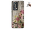 Funda Gel Tpu para Huawei P40 Pro diseño Madera 08 Dibujos