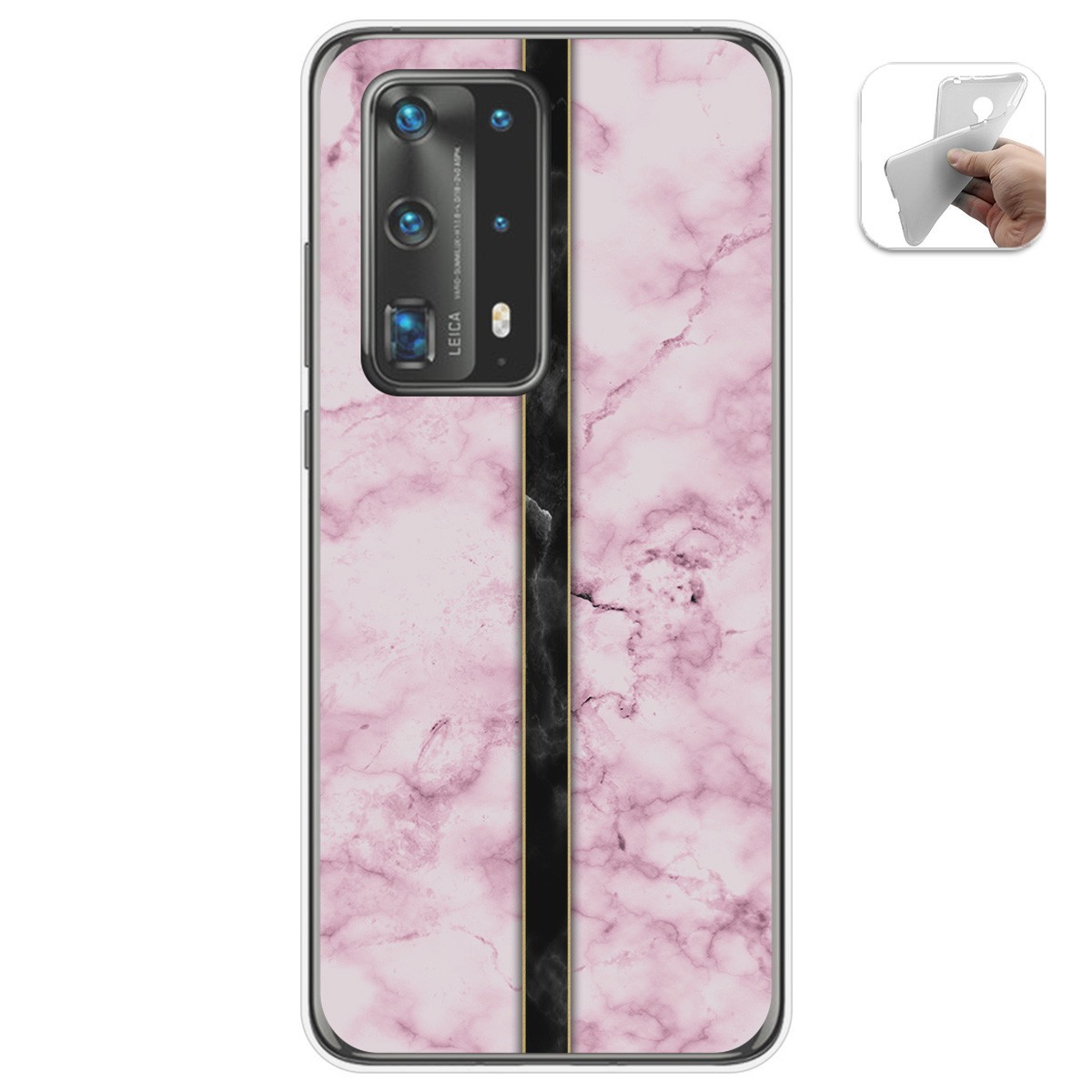 Funda Gel Tpu para Huawei P40 Pro diseño Mármol 04 Dibujos