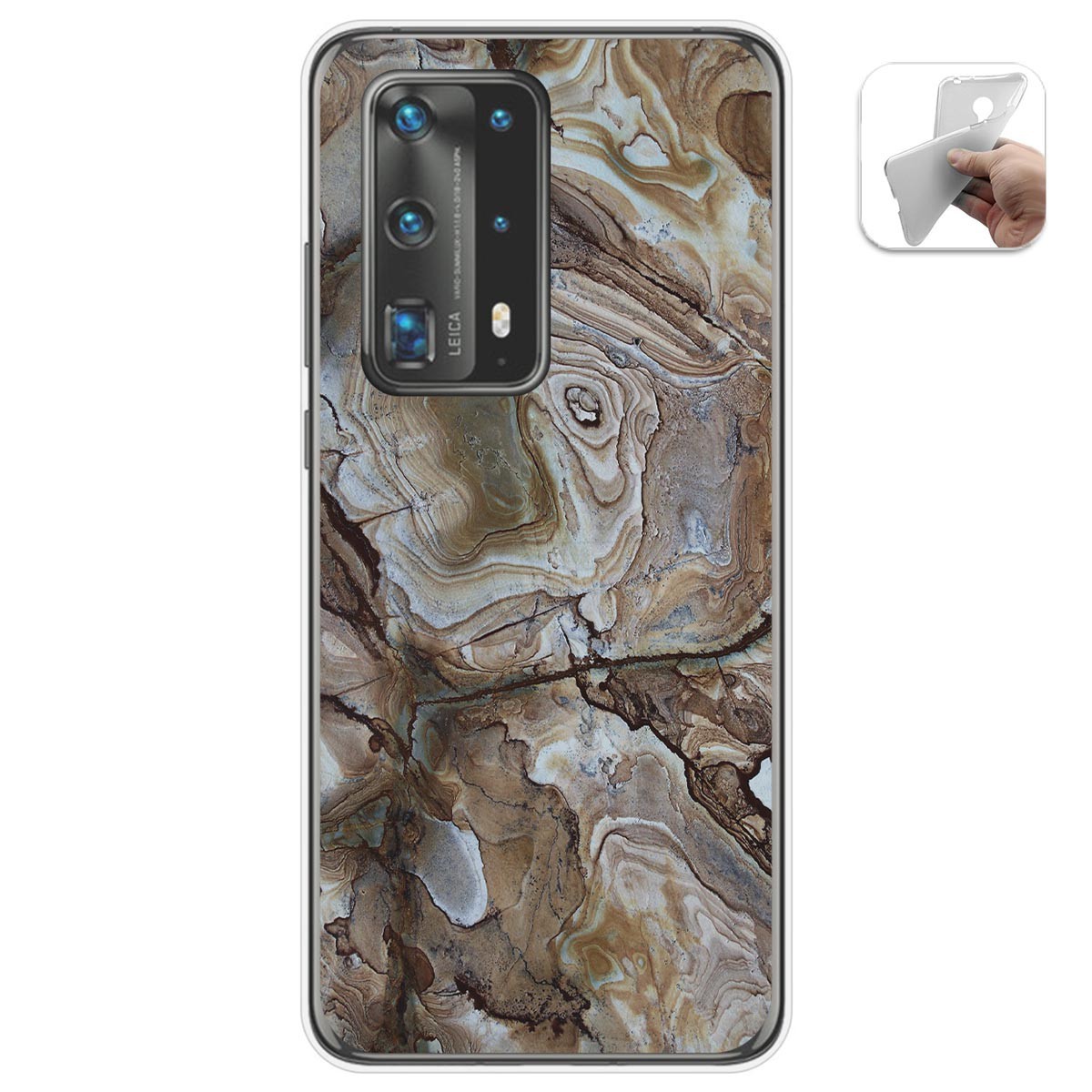 Funda Gel Tpu para Huawei P40 Pro diseño Mármol 14 Dibujos