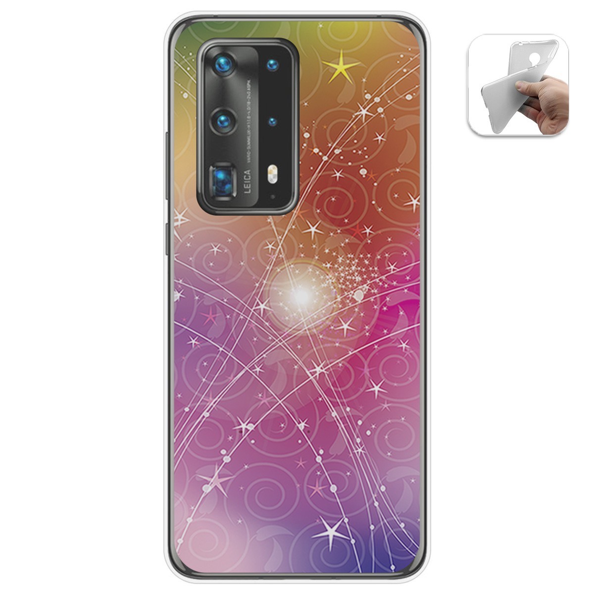 Funda Gel Tpu para Huawei P40 Pro diseño Abstracto Dibujos