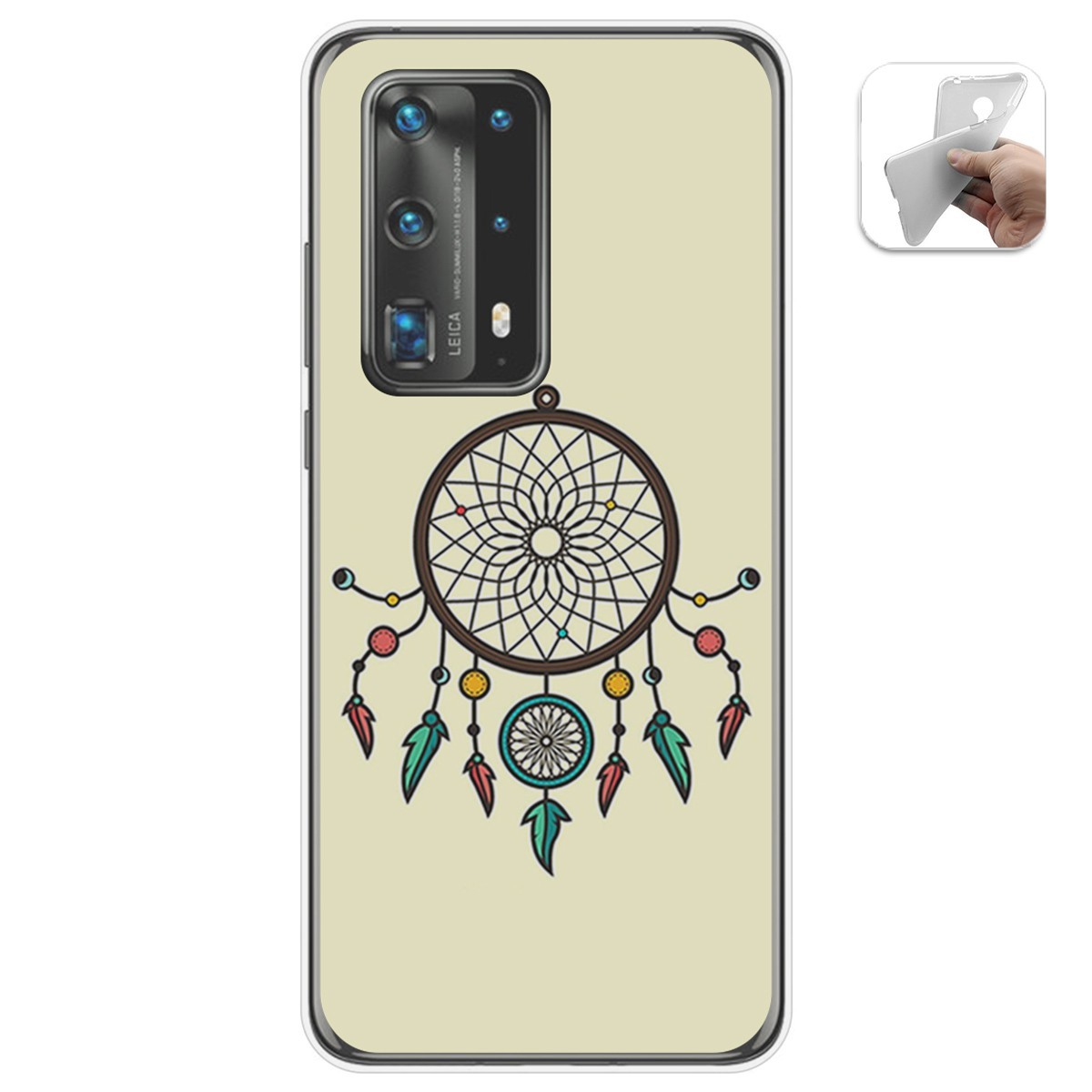 Funda Gel Tpu para Huawei P40 Pro diseño Atrapasueños Dibujos