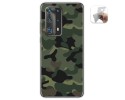 Funda Gel Tpu para Huawei P40 Pro diseño Camuflaje Dibujos