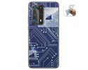 Funda Gel Tpu para Huawei P40 Pro diseño Circuito Dibujos