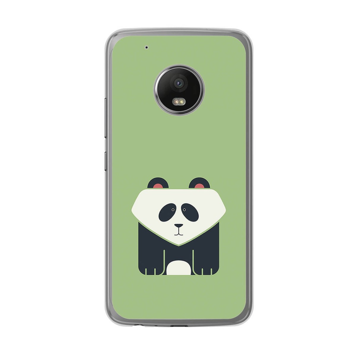 Funda Gel Tpu para Lenovo Moto G5 Plus Diseño Panda Dibujos