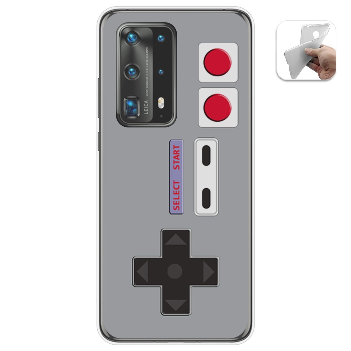 Funda Gel Tpu para Huawei P40 Pro diseño Consola Dibujos