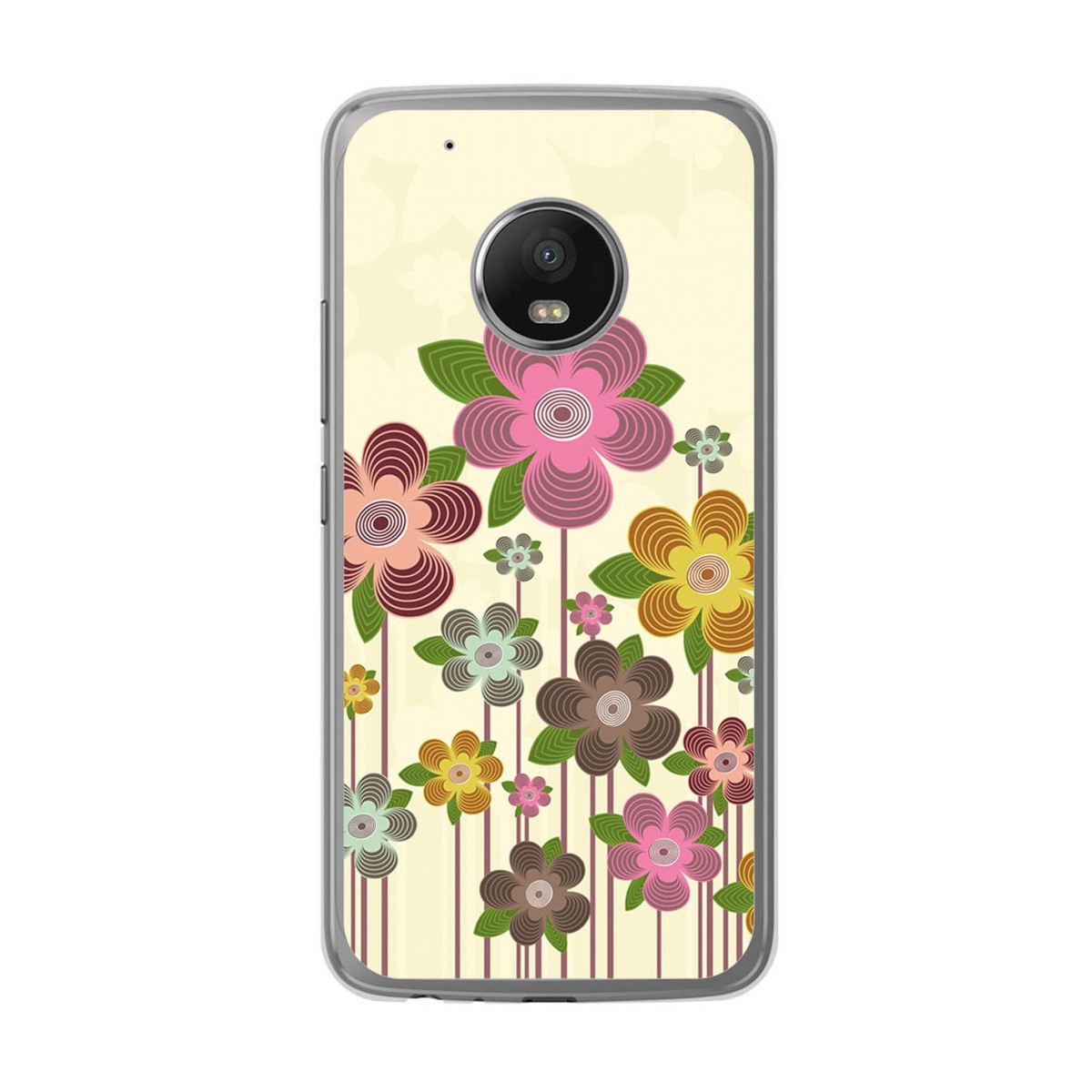 Funda Gel Tpu para Lenovo Moto G5 Plus Diseño Primavera En Flor Dibujos
