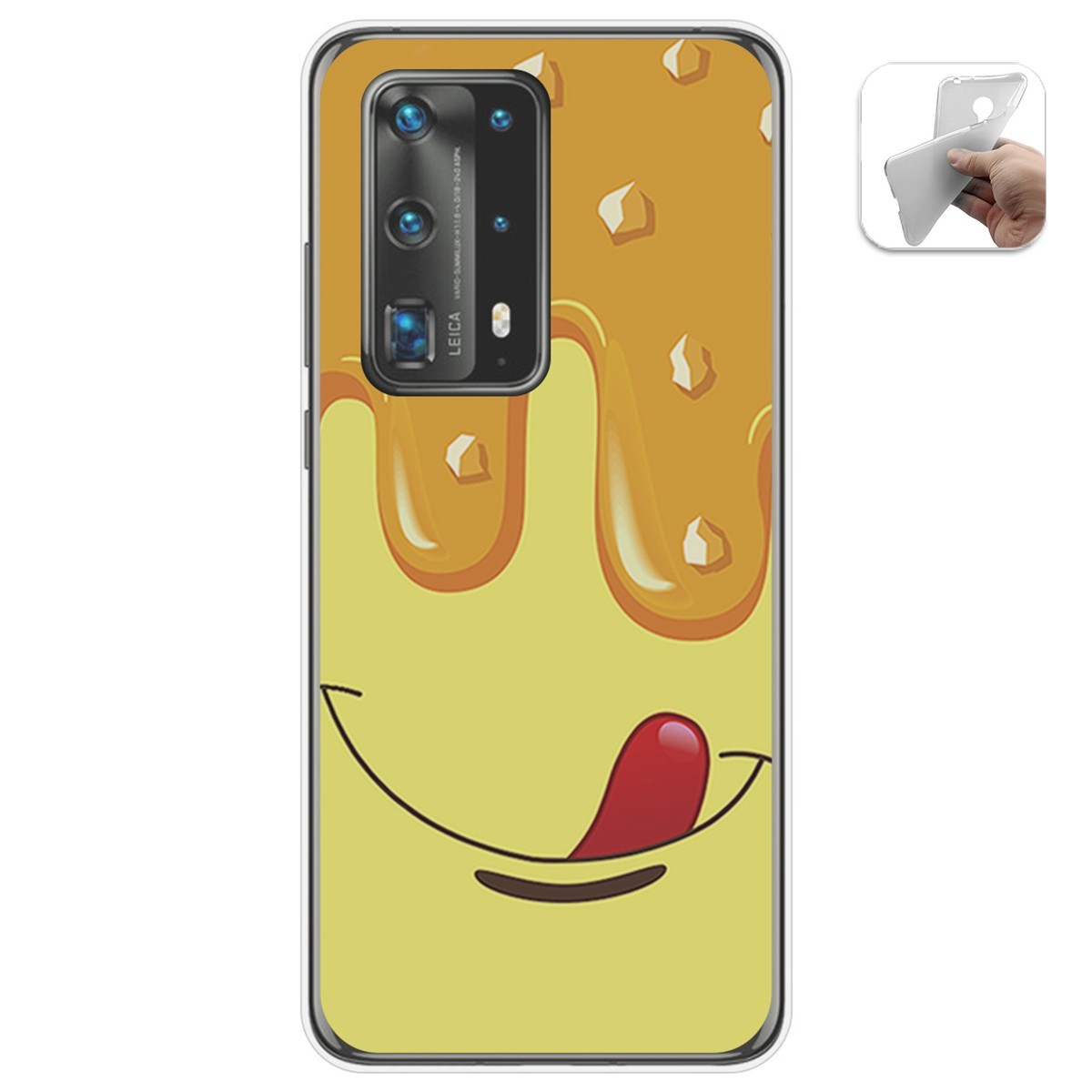 Funda Gel Tpu para Huawei P40 Pro diseño Helado Vainilla Dibujos