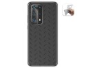 Funda Gel Tpu para Huawei P40 Pro diseño Metal Dibujos