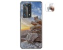 Funda Gel Tpu para Huawei P40 Pro diseño Sunset Dibujos