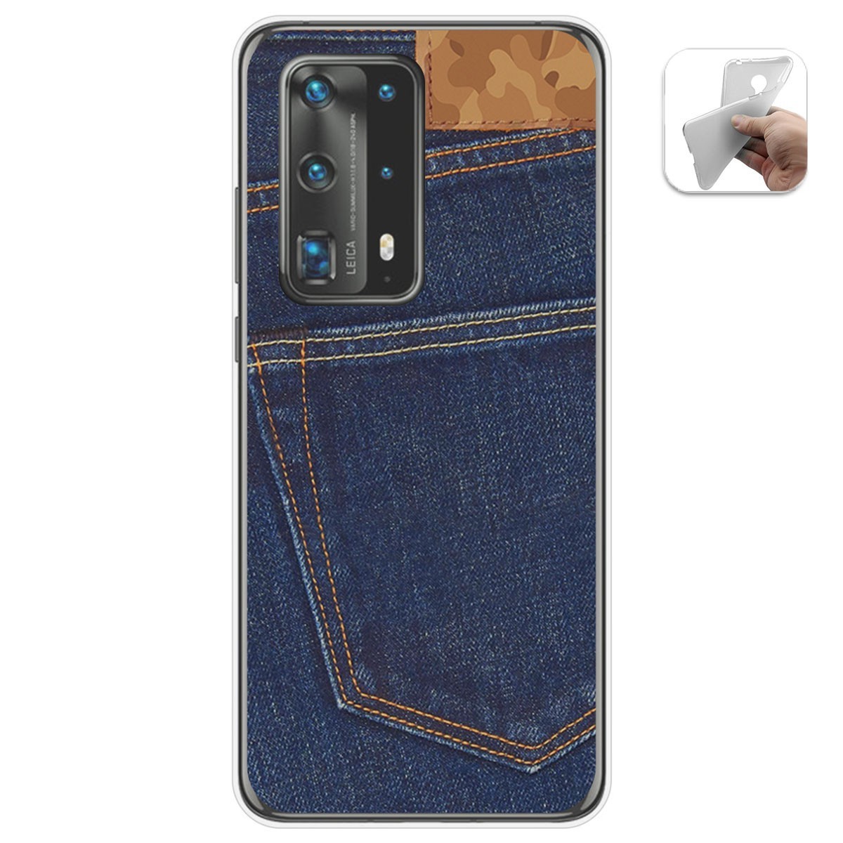 Funda Gel Tpu para Huawei P40 Pro diseño Vaquero Dibujos